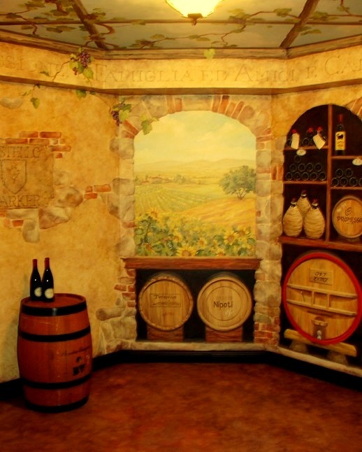 Wine Cellar Mural